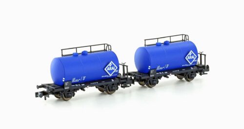 Hobbytrain 24833 2 Leichtbau-Kesselwagen DB/ARAL  Ep.IV